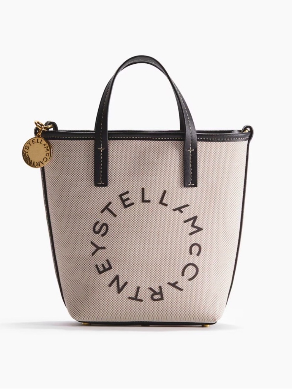NWT STELLA MCCARTNEY H&M SMALL COATED CANVAS TOTE BAG